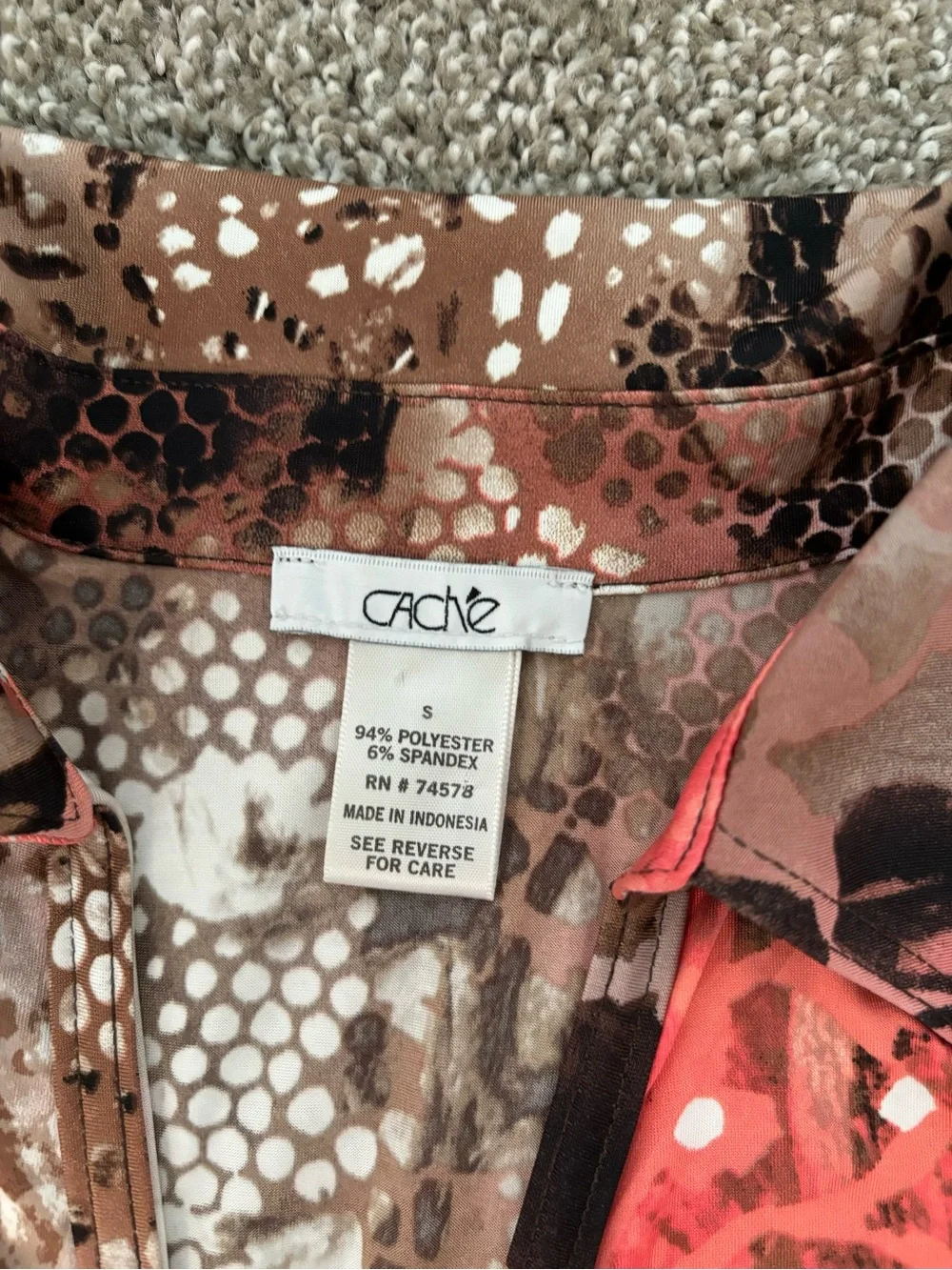 Cache animal Print Top - Picture 2 of 3